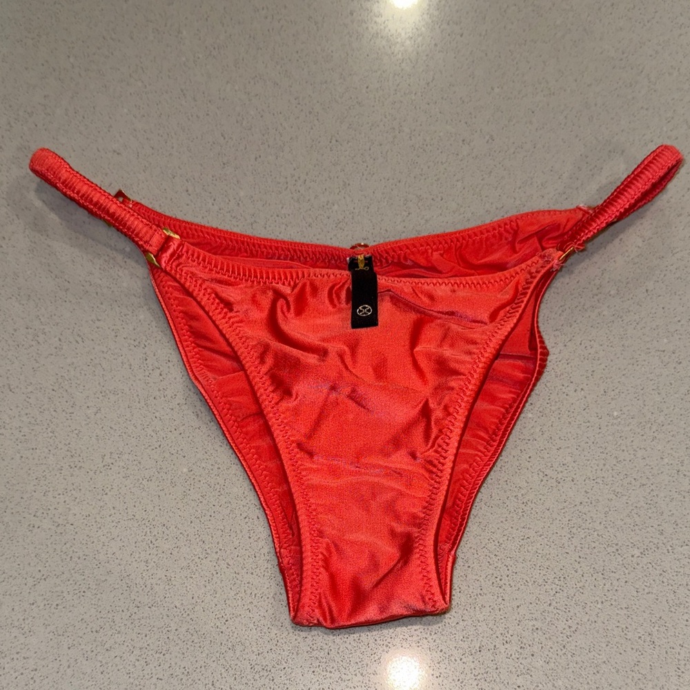 ViX Paula Hermanny Cheeky Silky Bikini Bottom Size Medium